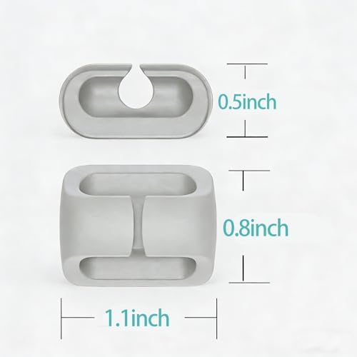 Close up of medical grade silicone drain away clip