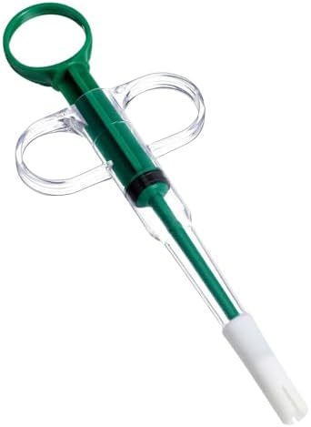 ValueBargain pet pill syringe showing the fixed soft silicone tip details.
