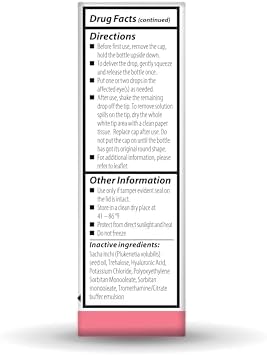 Side view of Optase MGD packaging showing Sacha Inchi oil ingredients.