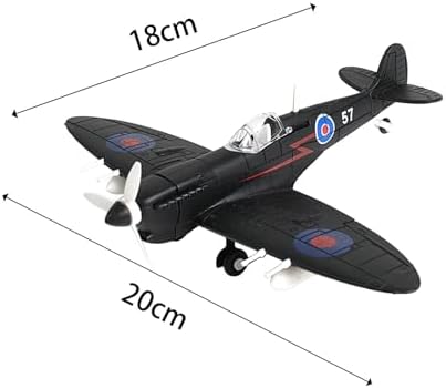 ATORSE miniature British fighter plane display ornament