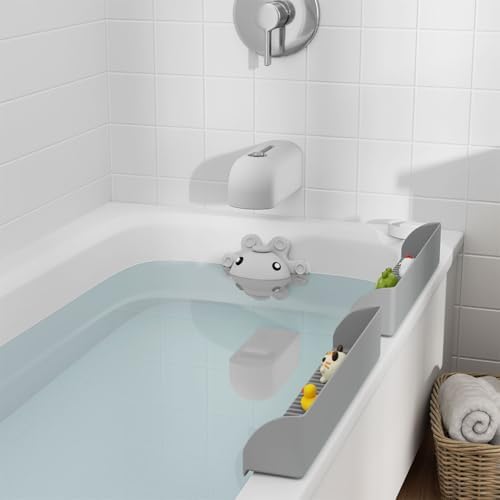 Roslim baby bath safety guard packaging showing authentic imported silicone product details