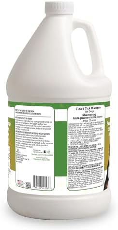Authentic imported Espree dog shampoo back label instructions