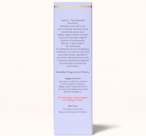 Womaness vaginal moisturizer for intimacy prep and daily feminine hydration.