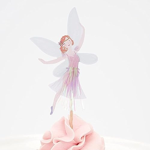 High quality card stock fairy cupcake picks