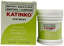 Katinko Ointment 30 gram jar size comparison for home and travel use.