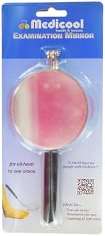 Compact folded Medicool mirror for travel and daily storage.