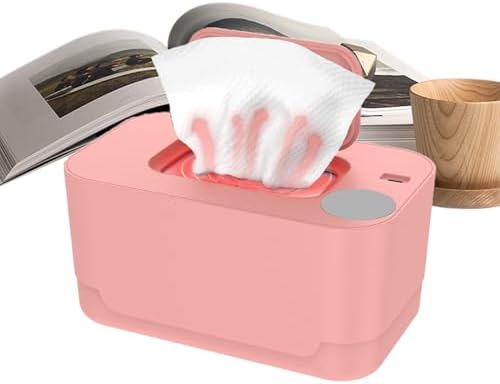 Baby wipe warmer lid open showing internal heating plate