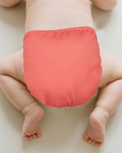 Babygoal diaper cover folded to show compact reusable design