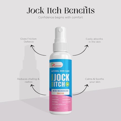 Dermveda non greasy anti fungal treatment serum for groin irritation relief
