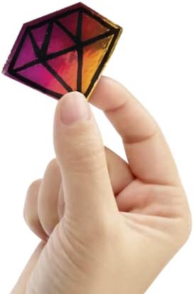 Side angle view of the twenty-five count premium crystal clear shrink art paper pack.