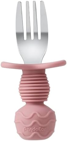 PandaEar baby led weaning utensil set in packaging