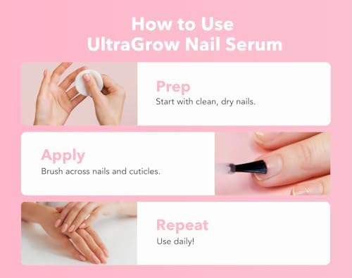 Liaison UltraGrow serum works to provide assistance with long natural nails