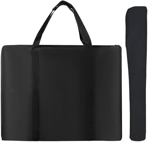 LWFCOEE pet fence travel case opened flat showing 270 degree U-shaped zipper design.
