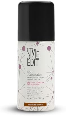 Style Edit temporary gray hair concealer spray packaging