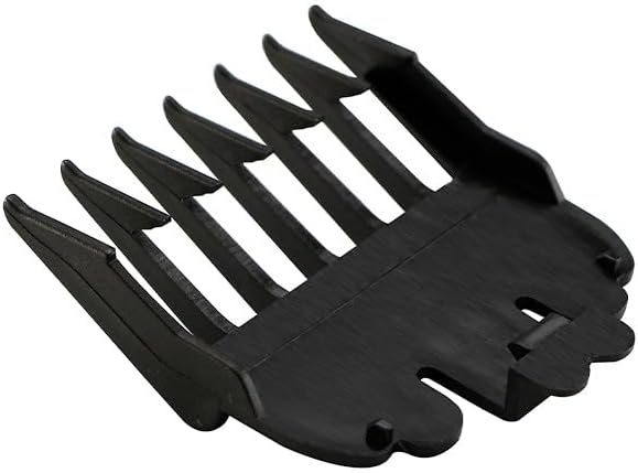 Premium hair clipper attachments packaging showing the full eight piece premium grooming collection