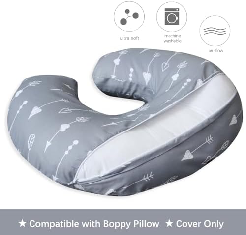 Set of two Biloban breastfeeding pillow covers