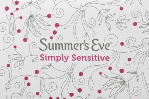Travel size Summer's Eve Simply Sensitive feminine wipes pack