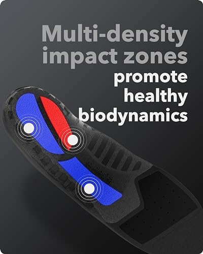 Side profile of Spenco arch support inserts highlighting the rigid stability cradle.