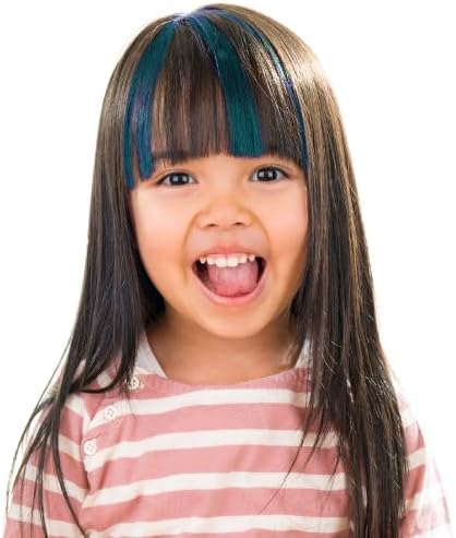 Twelve safe temporary hair dye chalk colors for girls and boys gift set box