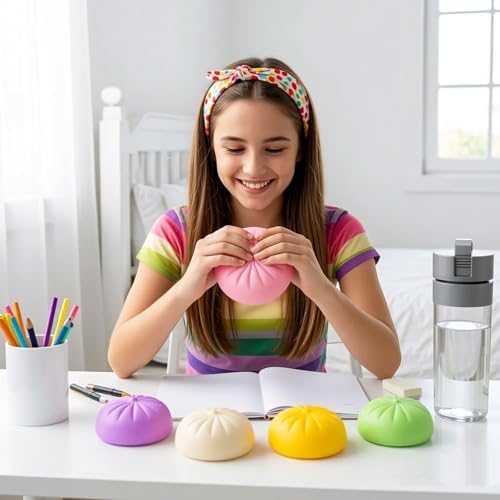Complete packaging of the mystery squishy dumpling box edition showing the authentic product label