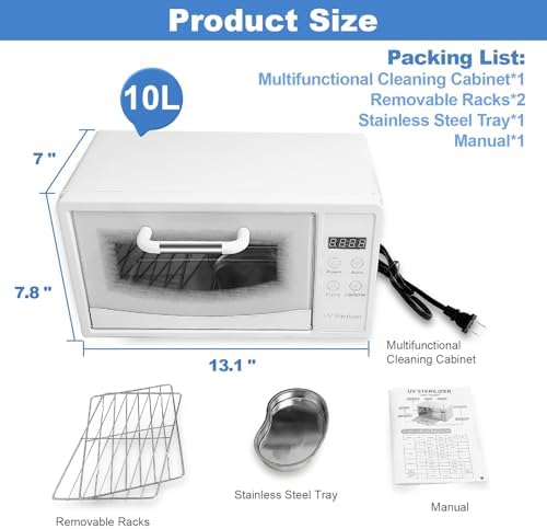 Professional nail salon setting with CGBE sterilization cabinet