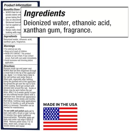 Nonyx 4 Ounce topical nail clarification fluid packaging for diabetic foot care