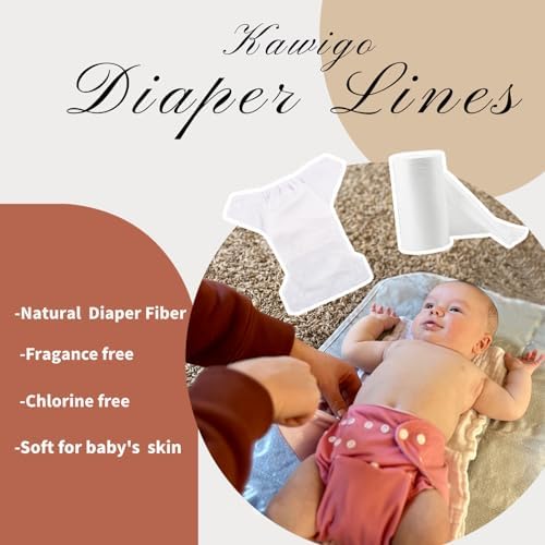 Close up of soft bamboo rayon diaper liner texture