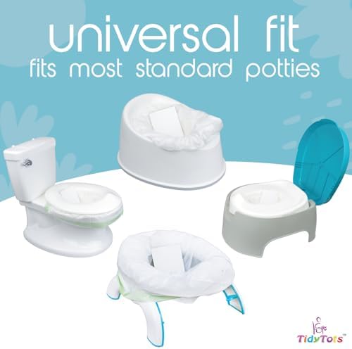 Tidy Tots portable potty liners pack for travel convenience