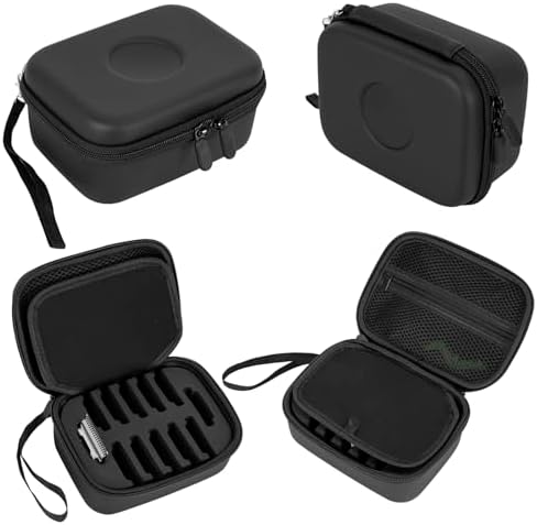 TORIBIO premium salon equipment storage case loaded with professional metal guard accessories.