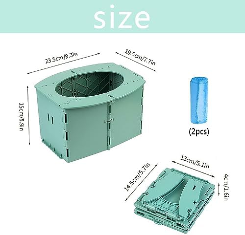 SunnySmile toddler travel potty fully assembled and ready for use