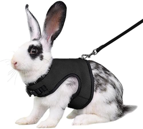 Youalso escape proof rabbit harness vest style close up view