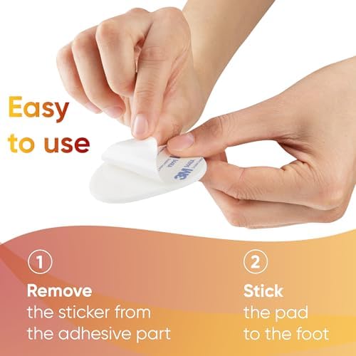 Homergy white felt forefoot pads for men and women orthopedic support