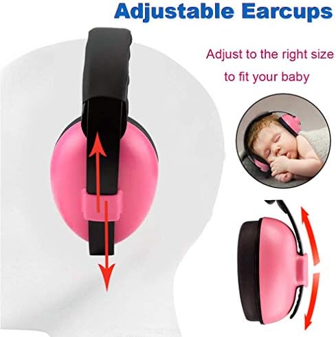 Alitamei newborn ear muffs redrose colour