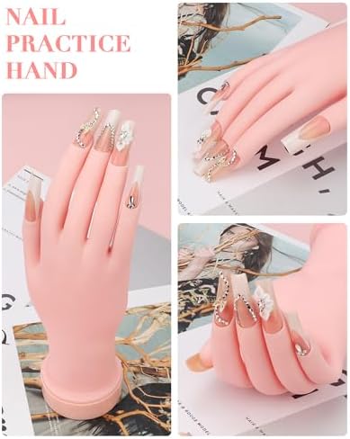 Rudra Retails authentic USA imported nail practice hand mannequin