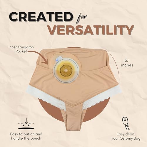 SIIL medical grade ostomy support underwear for ileostomy and colostomy care