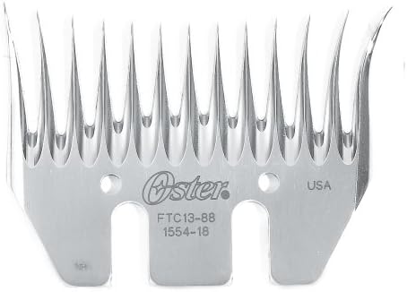 Oster Shearing Comb 13-Tooth Flared Golden Ram Grazer front view livestock grooming accessory