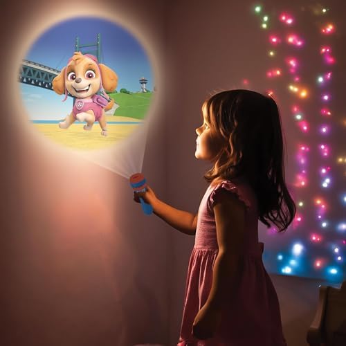 Lexibook child-friendly educational night light displaying Chase and Marshall projection graphics