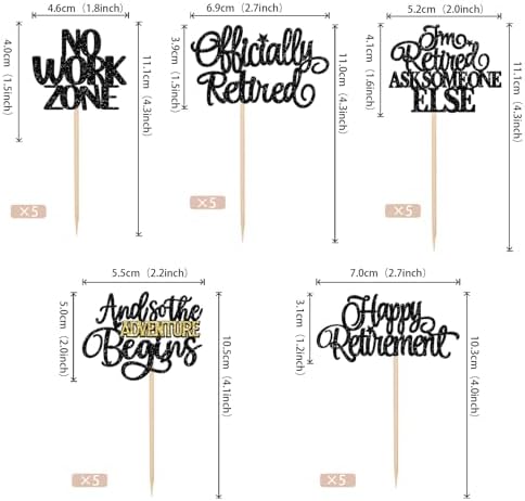 Officially retired black glitter cupcake topper design