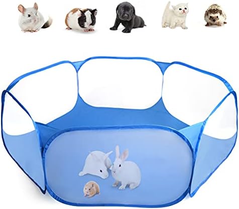 Guinea Pig Cage Rabbit Cage Indoor with Mat Playpen Perfect Size for Small Animal Pet Play Pen Easy to Clean Exercise Yard Fence Portable Tent for Hamsters, Chinchillas, Hedgehog, Puppy, Cats - Image 2