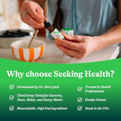 Seeking Health Lactase Drops liquid formulation in natural glycerin base lifestyle shot