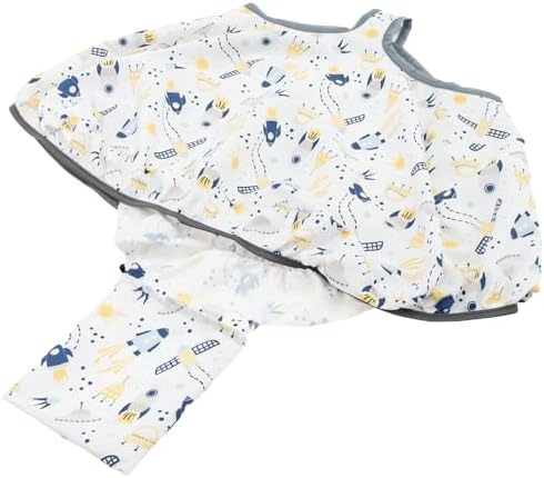 Side profile of the thick cushioned baby shopping cart seat positioner highlighting the soft padding
