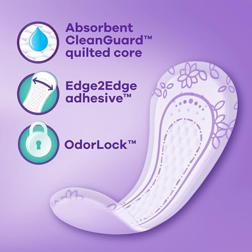 Always unscented panty liners for daily freshness and odor control