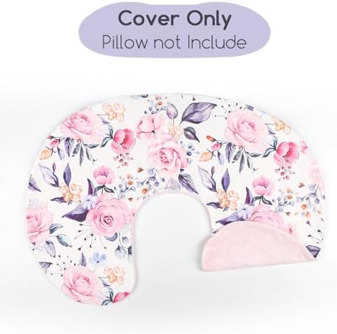 High quality fabric detail of Pea Pod nursing pillow cover