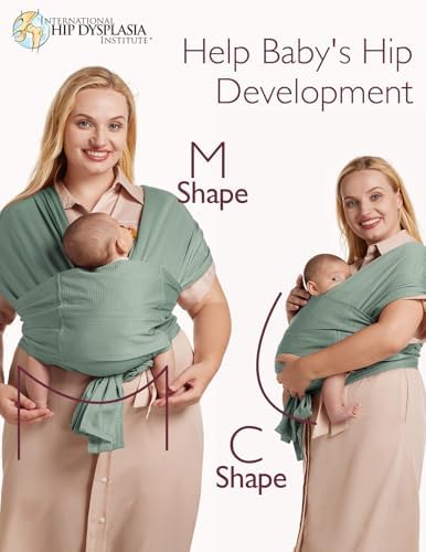 Hands free lightweight baby carrier sling for active parents