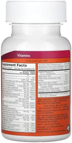 Now Foods Liquid Multi Gels 60 softgels dietary supplement