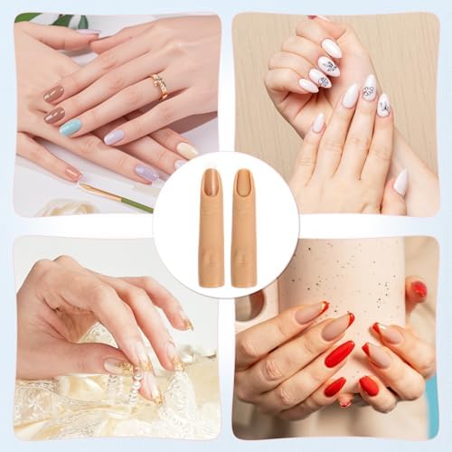 Professional nail art training equipment practice fingers