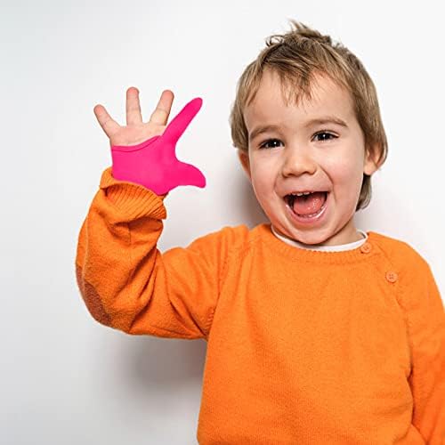 USA imported child dental care and finger protection gloves on display