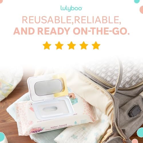 Side profile of Lulyboo USB powered baby wipe warmer