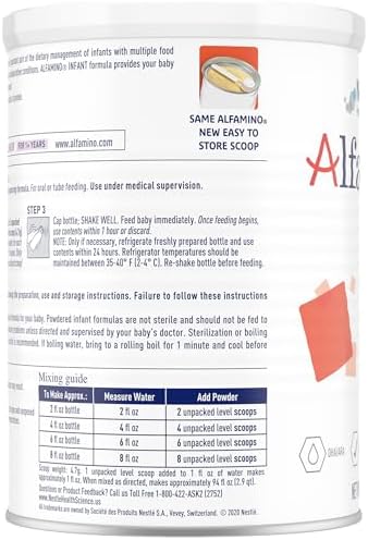 Nestle Alfamino Amino Acid Based Infant Formula Container