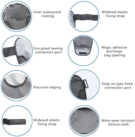 FIRRKEP reusable and washable colostomy bag cover displayed with its adjustable buckle.